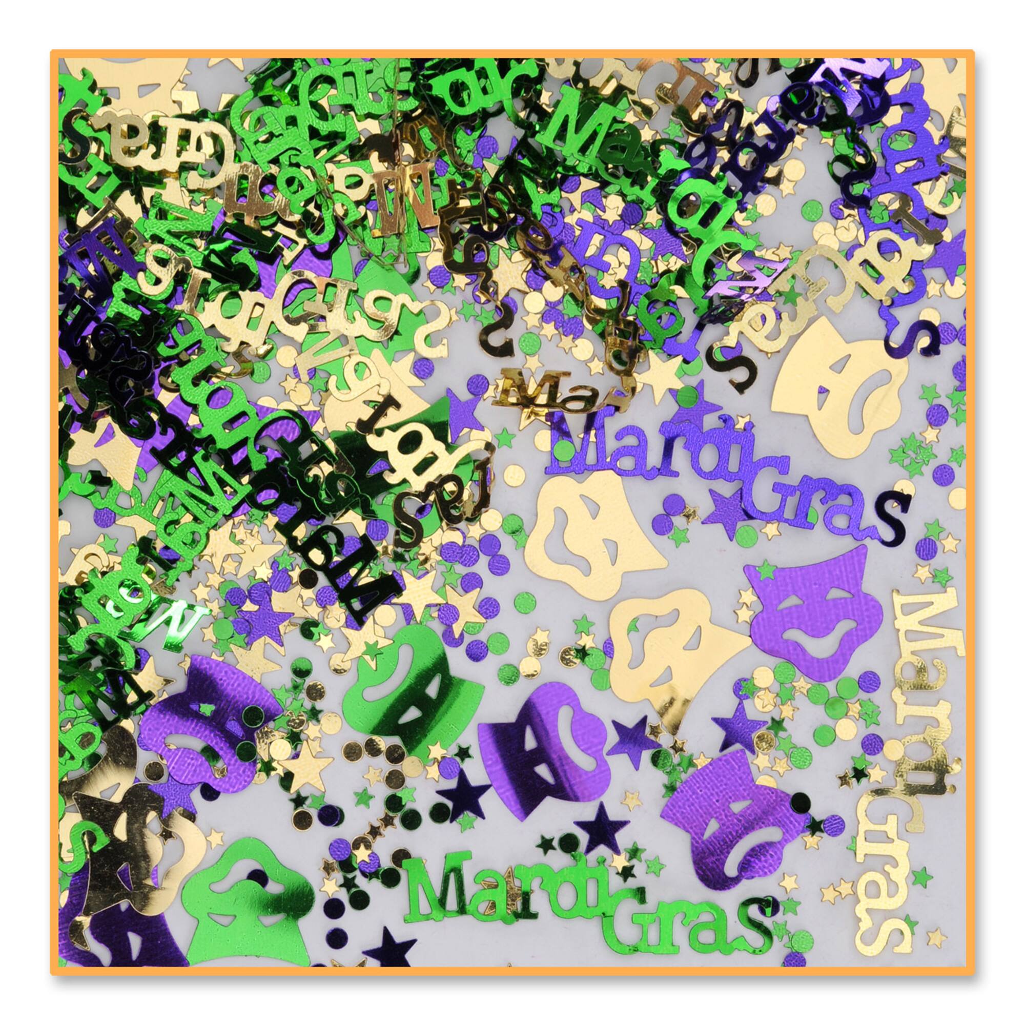 Beistle 1.5oz. Mardi Gras Confetti